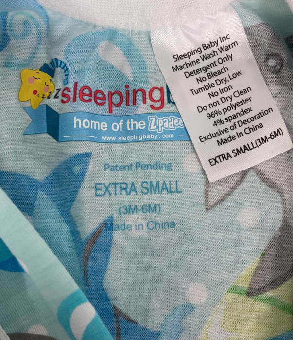 secondhand Sleeping Baby Zipadee-Zip Sleep Sack, Extra Small