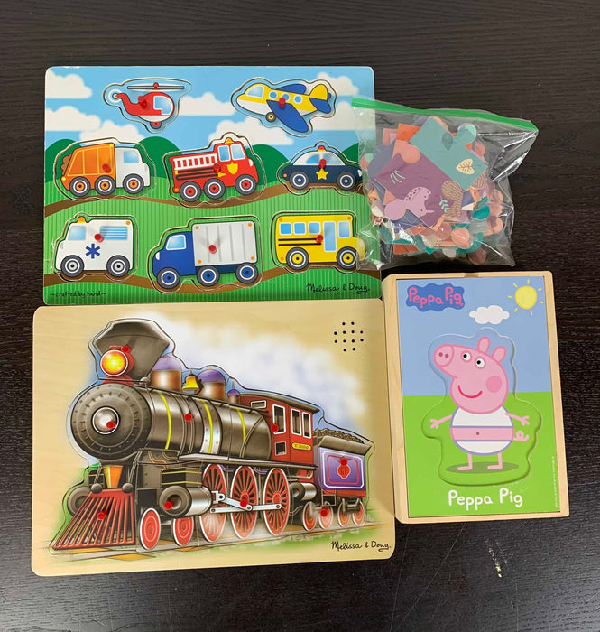 used BUNDLE Wooden Puzzles