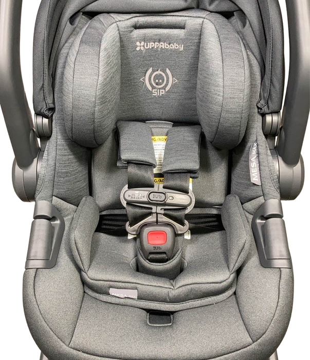 UPPAbaby MESA MAX Infant Car Seat and Base, 2022, DualTech Jake (Charcoal)