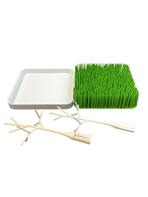 secondhand Boon Grass Countertop Drying Rack with Accessories