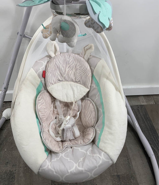 secondhand Fisher Price Cradle 'n Swing, Safari Dreams