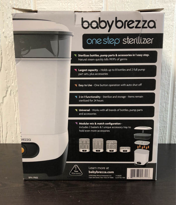 secondhand Baby Brezza One-Step Bottle Sterilizer