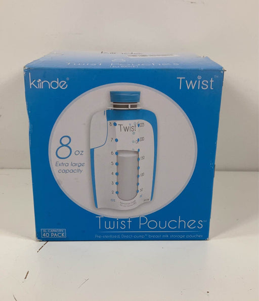 used Kiinde Twist Pouches, 8oz, 40 Pack