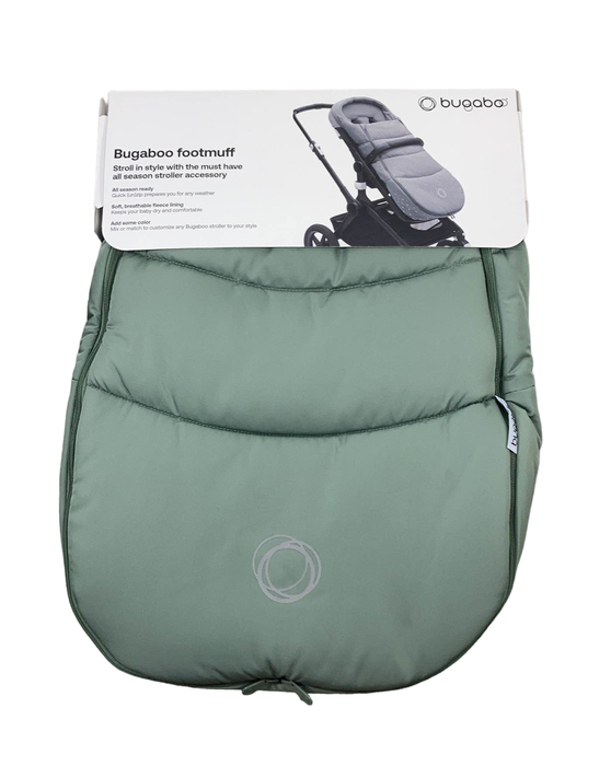 used Bugaboo Footmuff, Pine Green