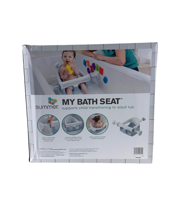 secondhand Summer Infant My Bath Seat, Gray