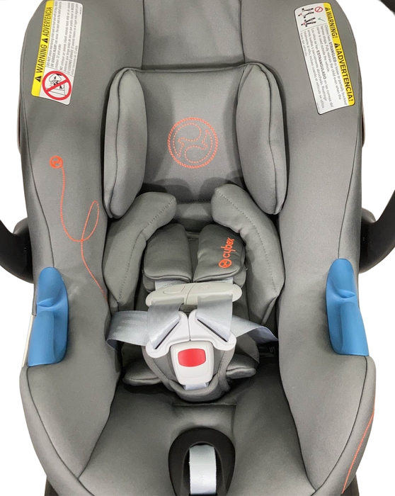 secondhand Cybex Aton G Infant Car Seat, 2023, Lava Grey