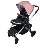 secondhand Mockingbird Single to Double Stroller, 2023, Silver with Penny Leather, Windowpane, Bloom