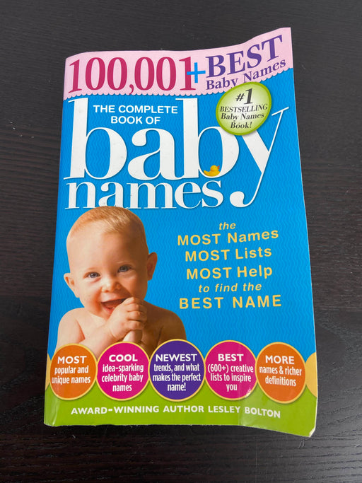 used Source Books The Complete Book Of Baby Names