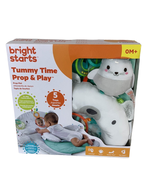 used Bright Starts Tummy Cruiser Prop And Play Mat, Polar Bear