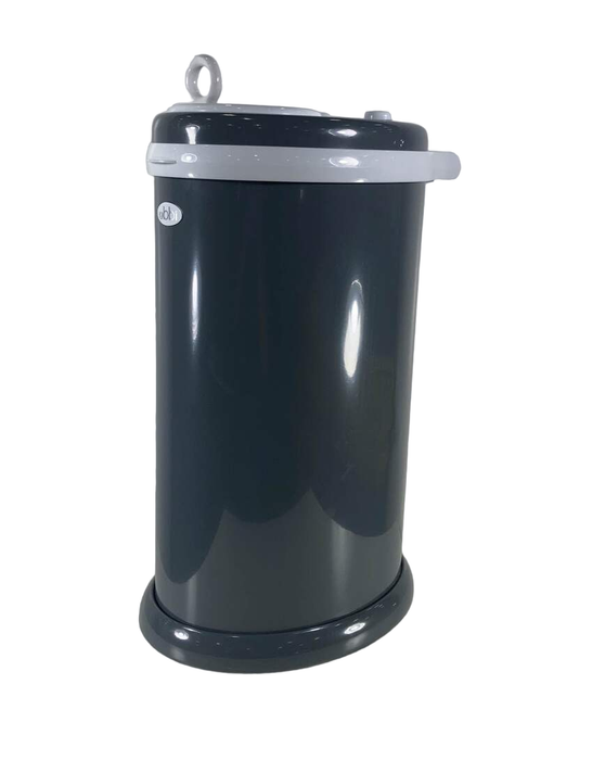 secondhand Ubbi Diaper Pail, Slate