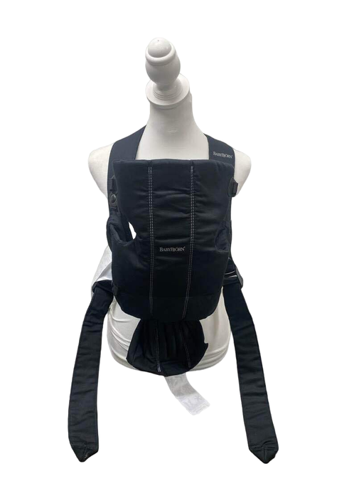 used BabyBjorn Baby Carrier Mini, Black Cotton