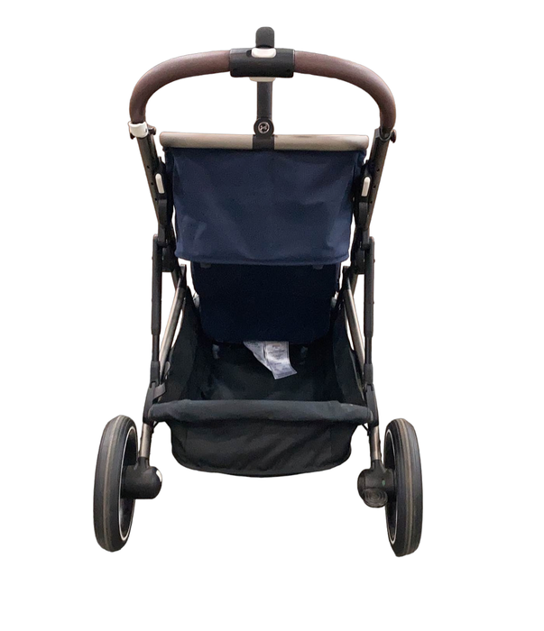 Cybex Gazelle S Modular Stroller, 2022, Silver Frame, Navy Blue