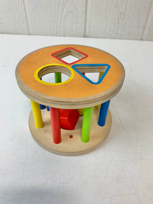 used Hape Wooden Rolling Shape Sorter