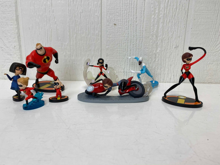 used Disney Pixar Incredibles Figures