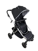 used Mockingbird Single to Double Stroller, Silver with Black Leather, 2022, Black , Windowpane