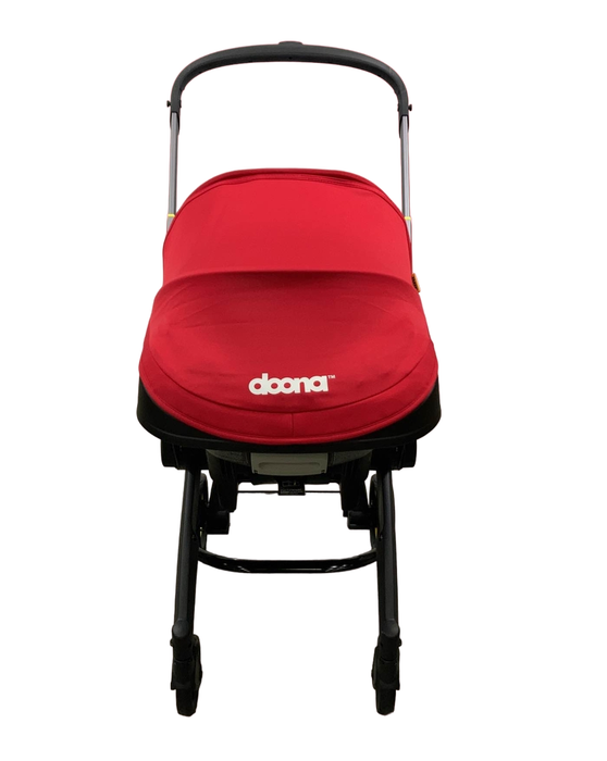 Doona Infant Car Seat & Stroller Combo, 2022, Flame Red