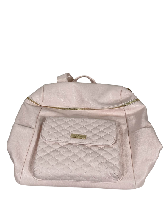 used Luli Bebe Monaco Diaper Bag Petite, Pastel Pink