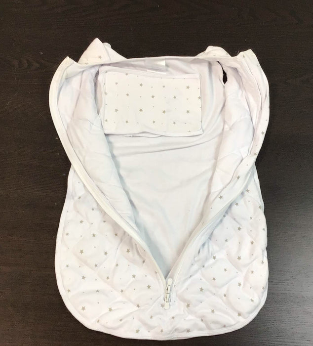 secondhand Dreamland Weighted Swaddle, Grey Star, -Small 0-6mo.