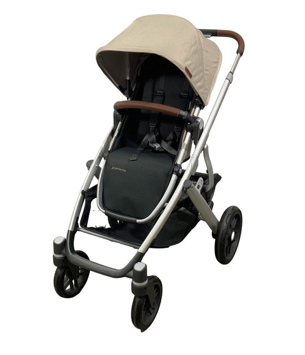 secondhand UPPAbaby VISTA V2 Stroller, 2022, Declan (Oat Melange)