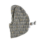 used Boppy Organic Nursing and Infant Support Pillow Slipcover, Gray, yellow spotted giraffe print