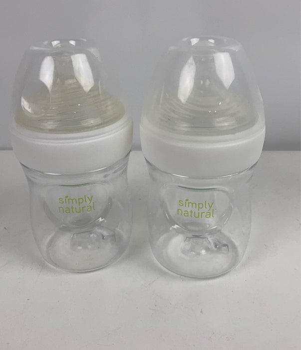 used NUK Simply Natural Bottles, 5oz, 2 Pack