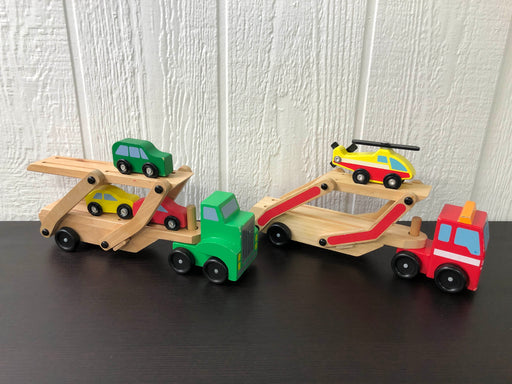 used BUNDLE Melissa & Doug Wooden Vehicles