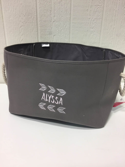 used Personalization Mall Canvas Storage Basket With Name