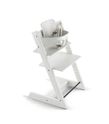 used Stokke Tripp Trapp High Chair with Baby Set and Tray, White, White