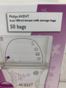 secondhand Philips Avent Breast Milk Storage Bags, (50 pack)