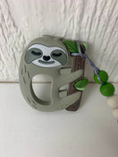 secondhand LouLou Lollipop Pacifier Clip, Sloth