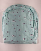 secondhand Happiest Baby Sleepea Swaddle, Large, Teal Planets