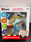 used Sassy Baby’s First Developmental Rattles