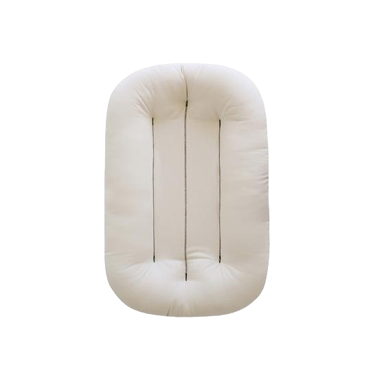 used Snuggle Me Organic Sensory Infant Lounger, Natural