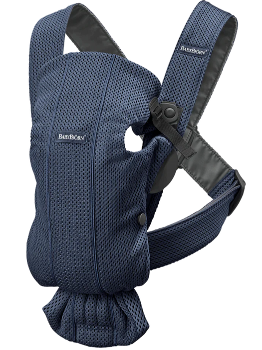 used BabyBjorn Baby Carrier Mini, Navy Blue 3D Mesh