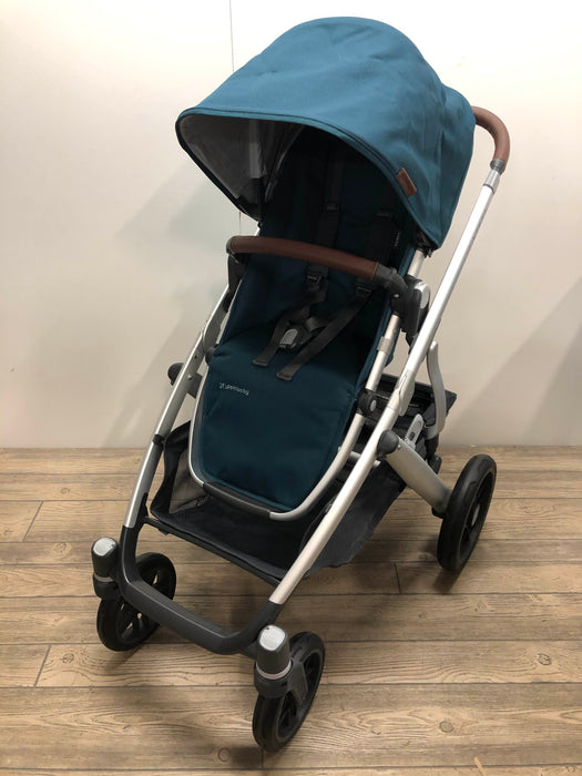 secondhand UPPAbaby VISTA V2 Stroller, 2020, Finn (Deep Sea)