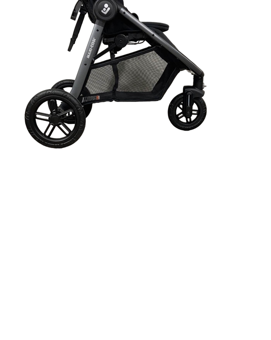 secondhand Maxi-Cosi Gia XP 3-Wheel Travel System with Mico Luxe Car Seat, Midnight Black, 2023