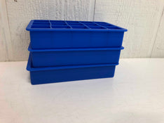 secondhand BUNDLE Silicone Freezer/Storage Trays