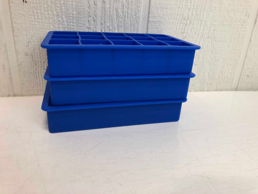 secondhand BUNDLE Silicone Freezer/Storage Trays