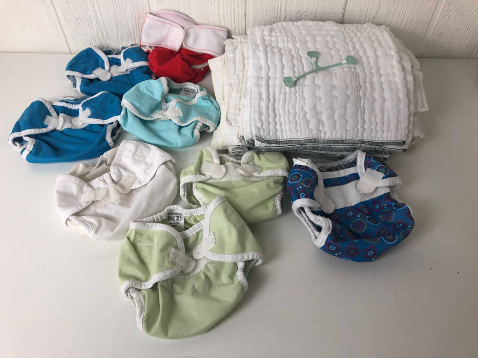 used BUNDLE Prefold Diapers