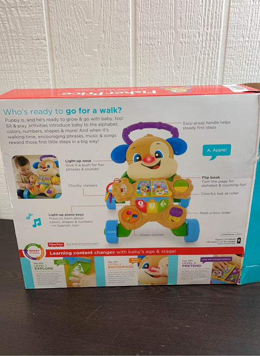 secondhand Fisher Price Laugh & Learn Smart Stages Learn With Puppy Walker