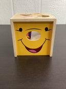 used Melissa & Doug Winnie The Pooh Wooden Shape Sorting Cube