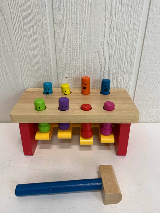 secondhand Melissa & Doug Deluxe Pounding Bench