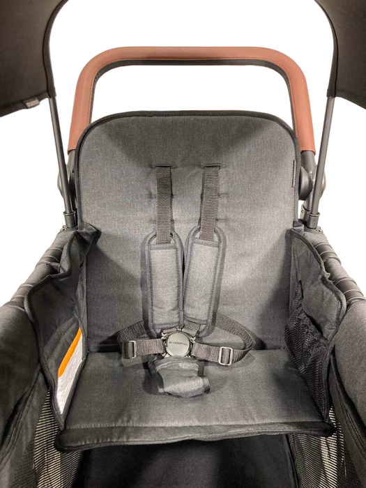 Wonderfold W2 Luxe Multifunctional Double Stroller Wagon, 2023, Volcanic Black