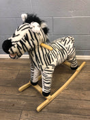 used Happy Trails Zebra Plush Rocking Animal