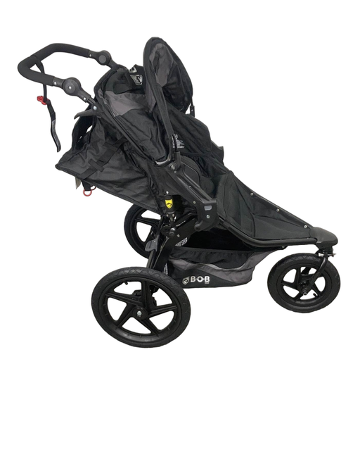 secondhand BOB Revolution Flex 3.0 Single Jogging Stroller, 2022, Graphite Black