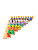 secondhand Lovevery Montessori Math Bars And Number Tiles With Counters