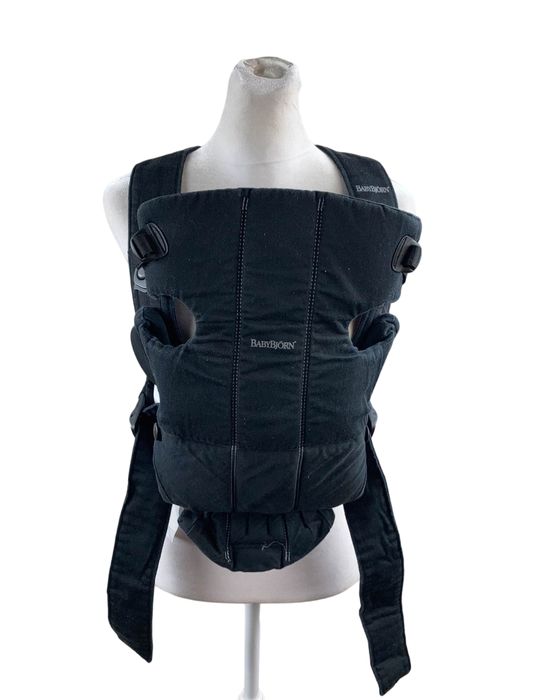 used BabyBjorn Baby Carrier Mini, Black Cotton