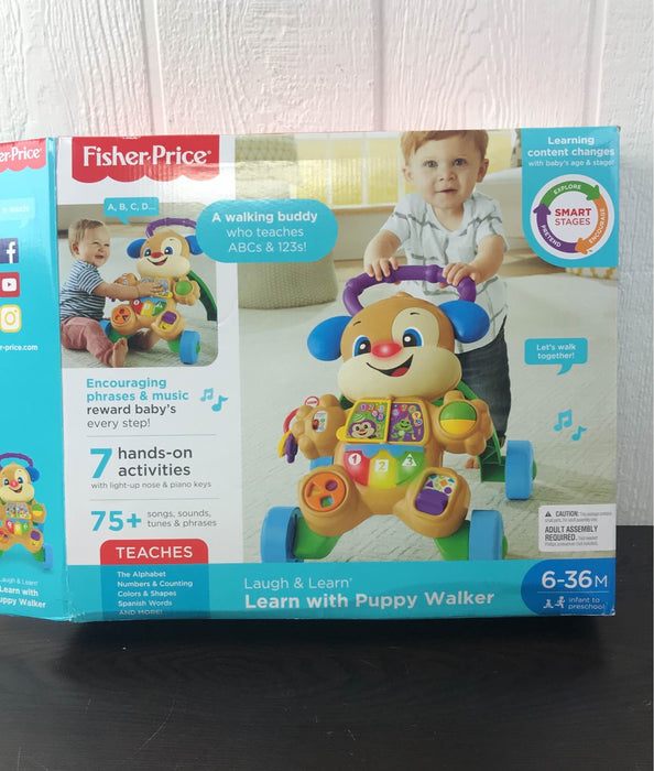 used Fisher Price Laugh & Learn Smart Stages Learn With Puppy Walker