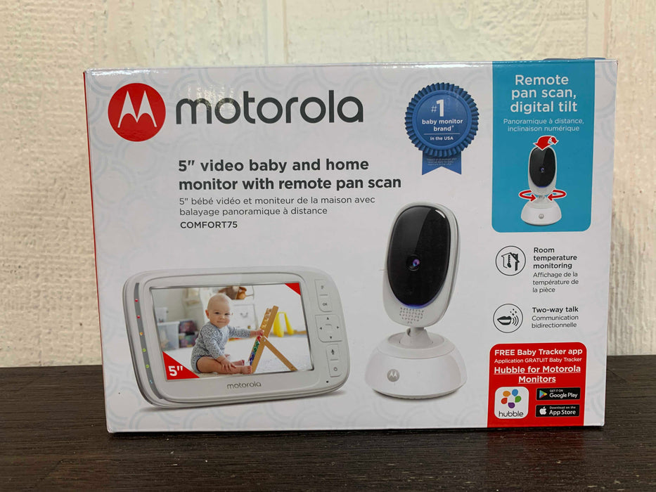 used Motorola Comfort 75 5” Video Baby Monitor