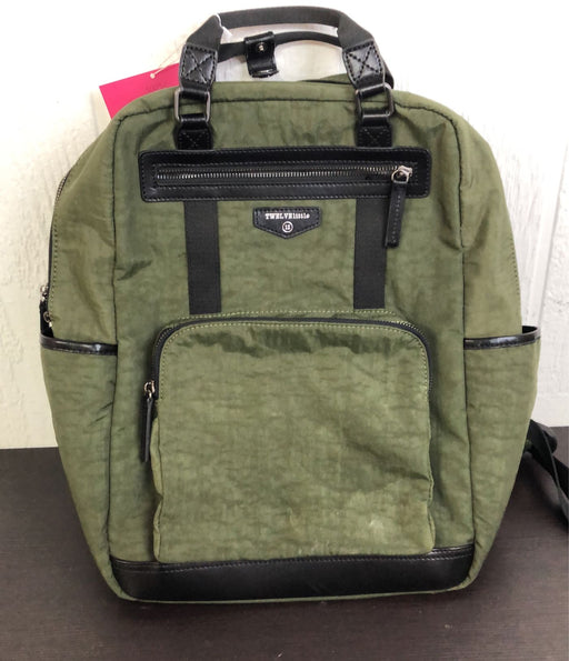 used Twelvelittle Courage Backpack Diaper Bag, Olive